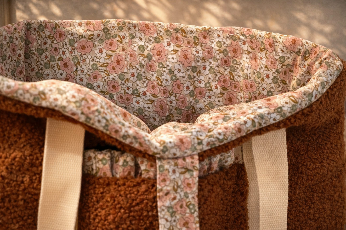 Sac Cabas bouclette Terracotta- Élégance & Praticité au quotidien