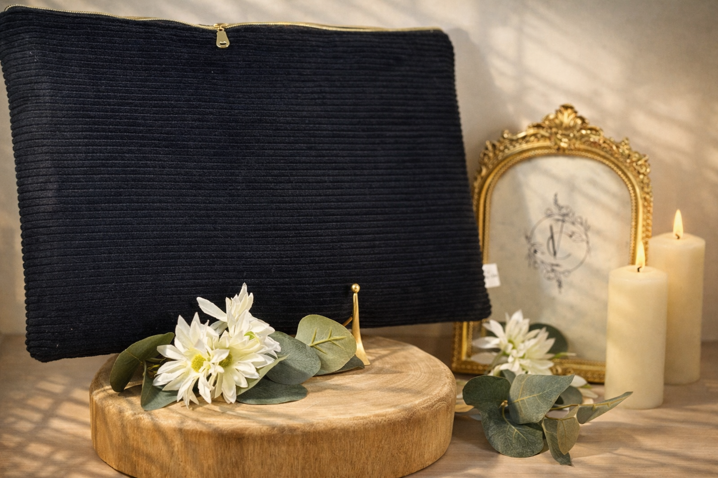 Pochette d'ordinateur Noir - Élégance & Protection