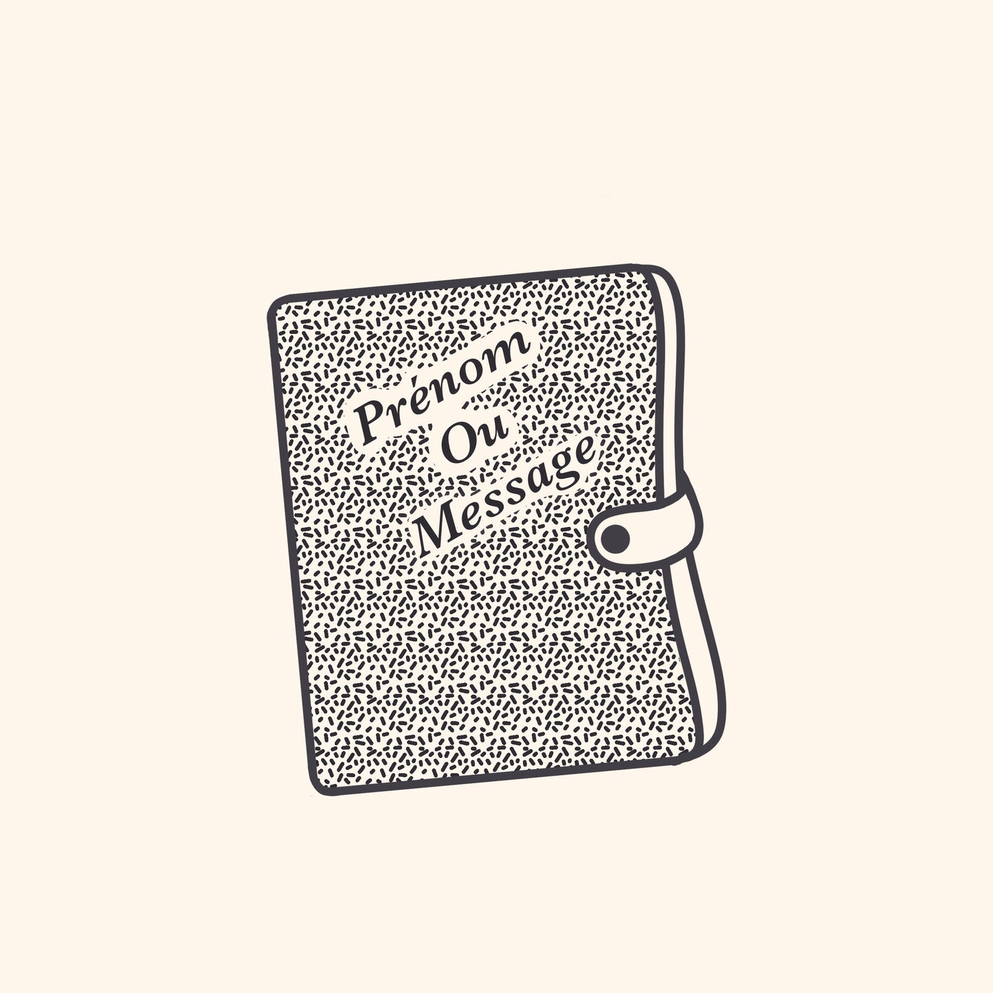 Pochette à livre personnalisable
