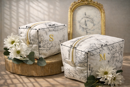 Trousse Jouy noir - Chic et pratique